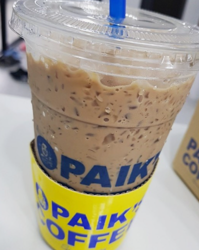 빽다방 커피사진