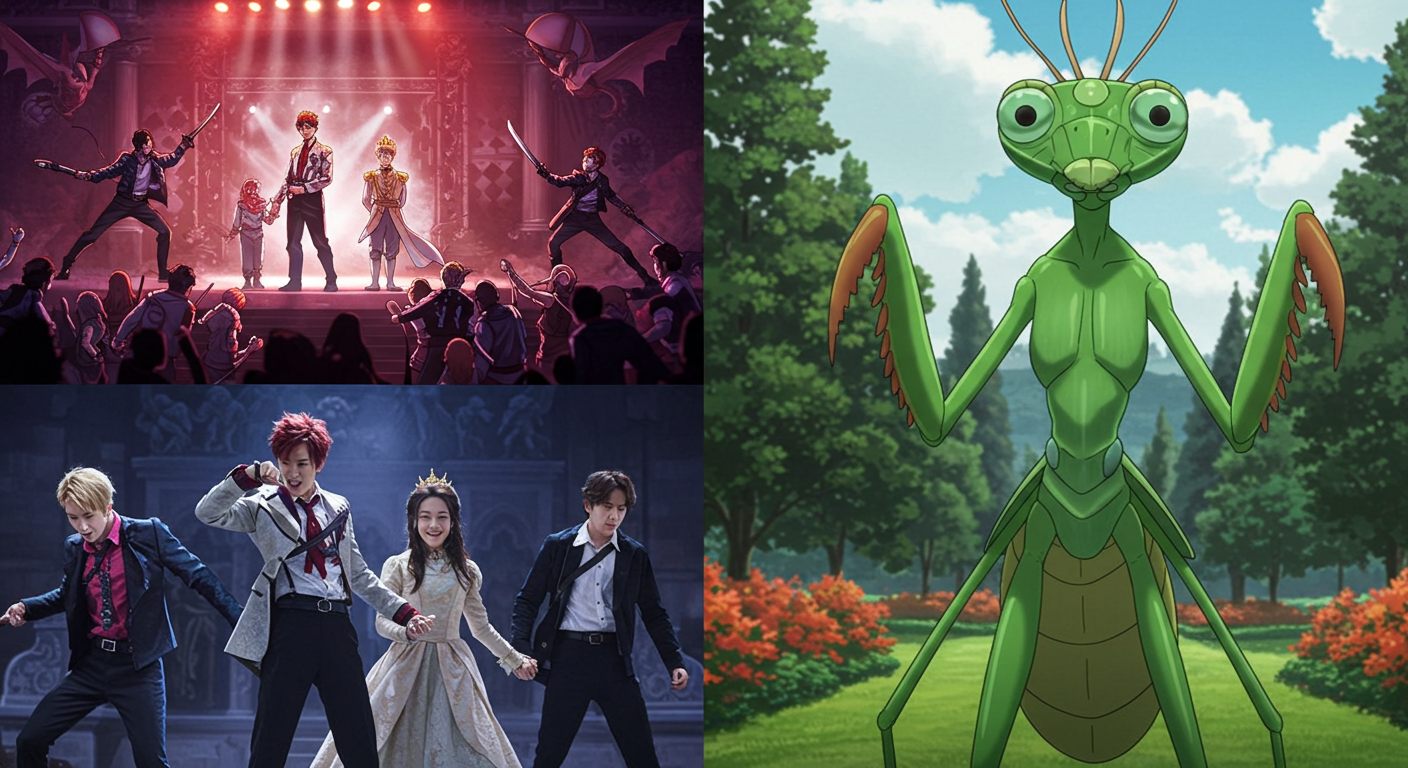 넷플릭스 실시간 인기작 장면 콜라주