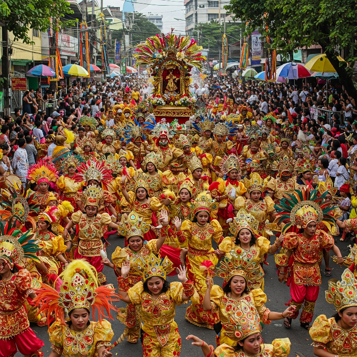필리핀의 산토 니뇨 페스티벌