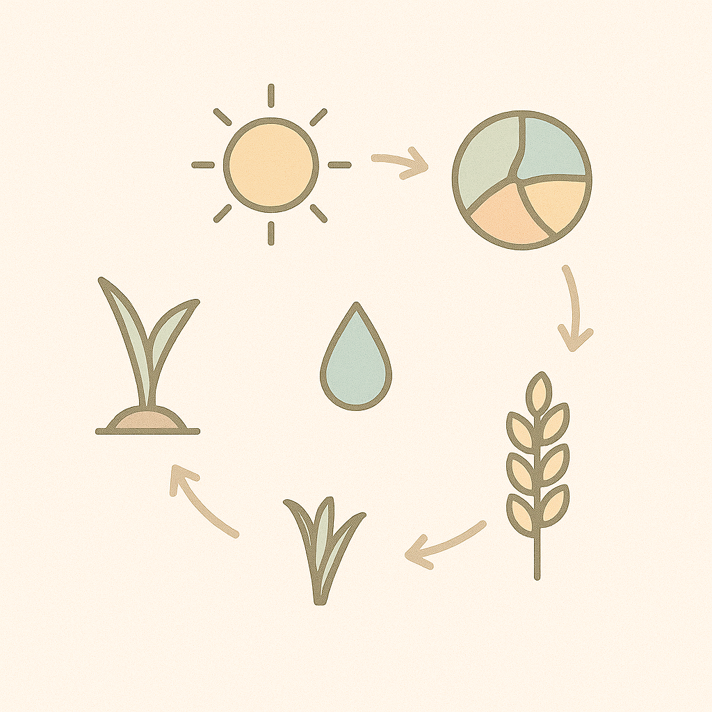 한 로컬 쌀 생산자가 분석한 계절별 벼 생육 패턴의 차이