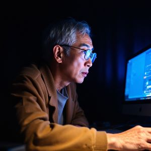 장시간 컴퓨터 사용은 자제...