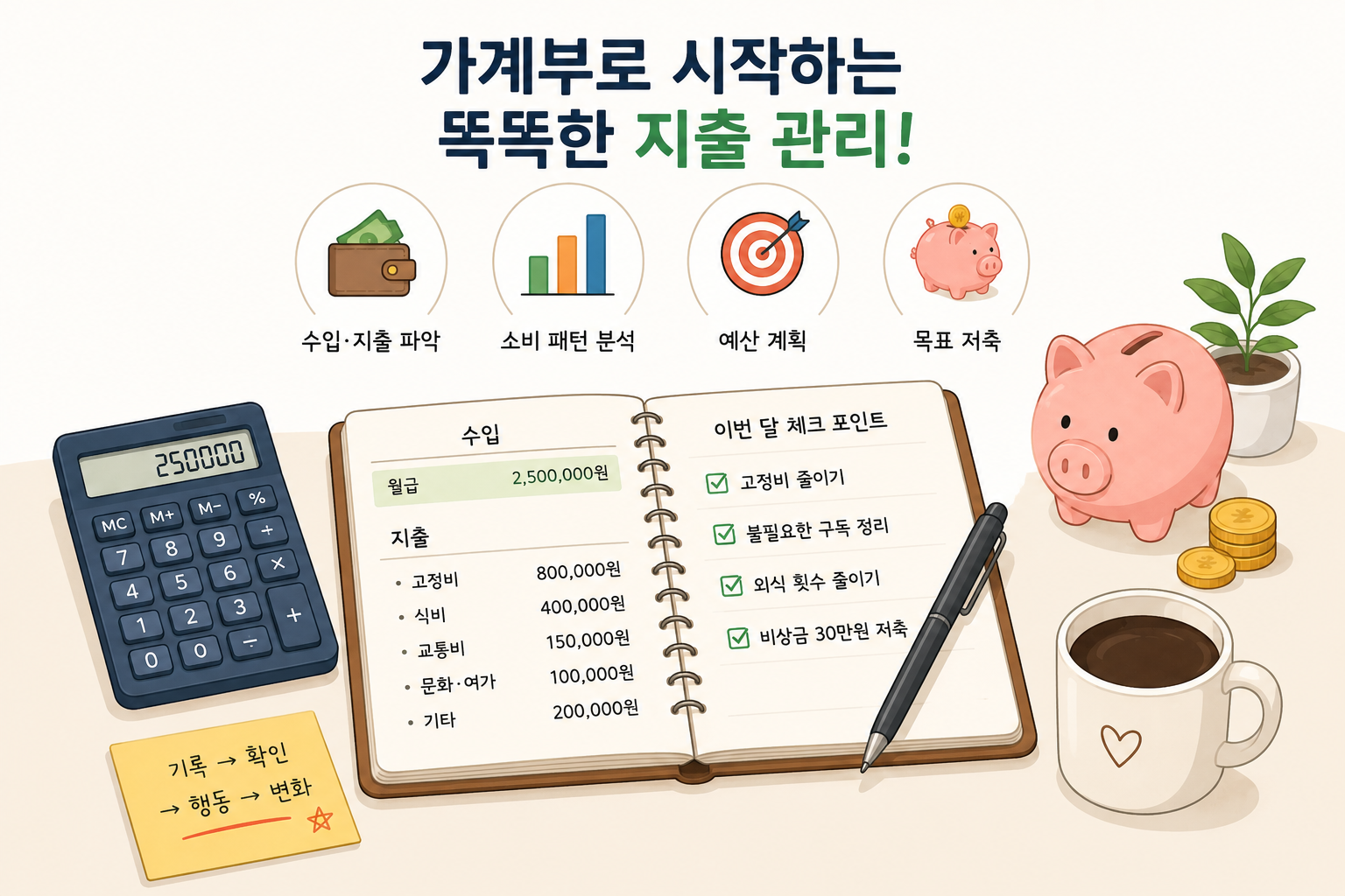 가계부 쓰는 법