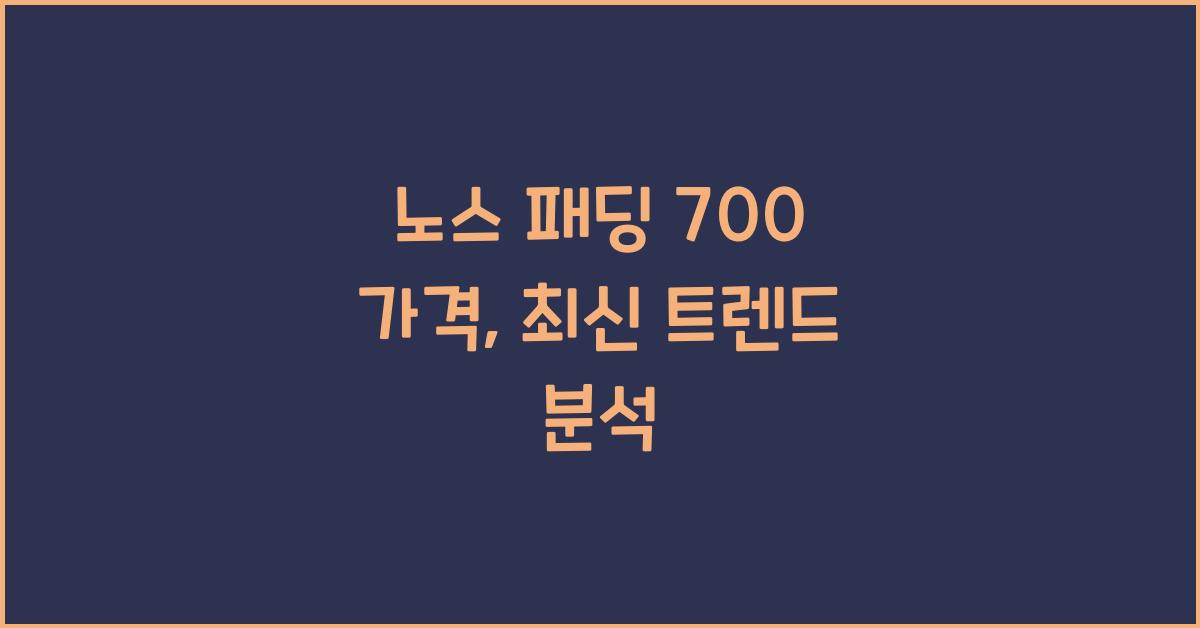 노스 패딩 700 가격