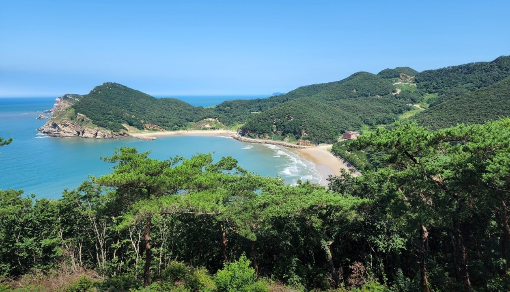 대청도 모래울 해변