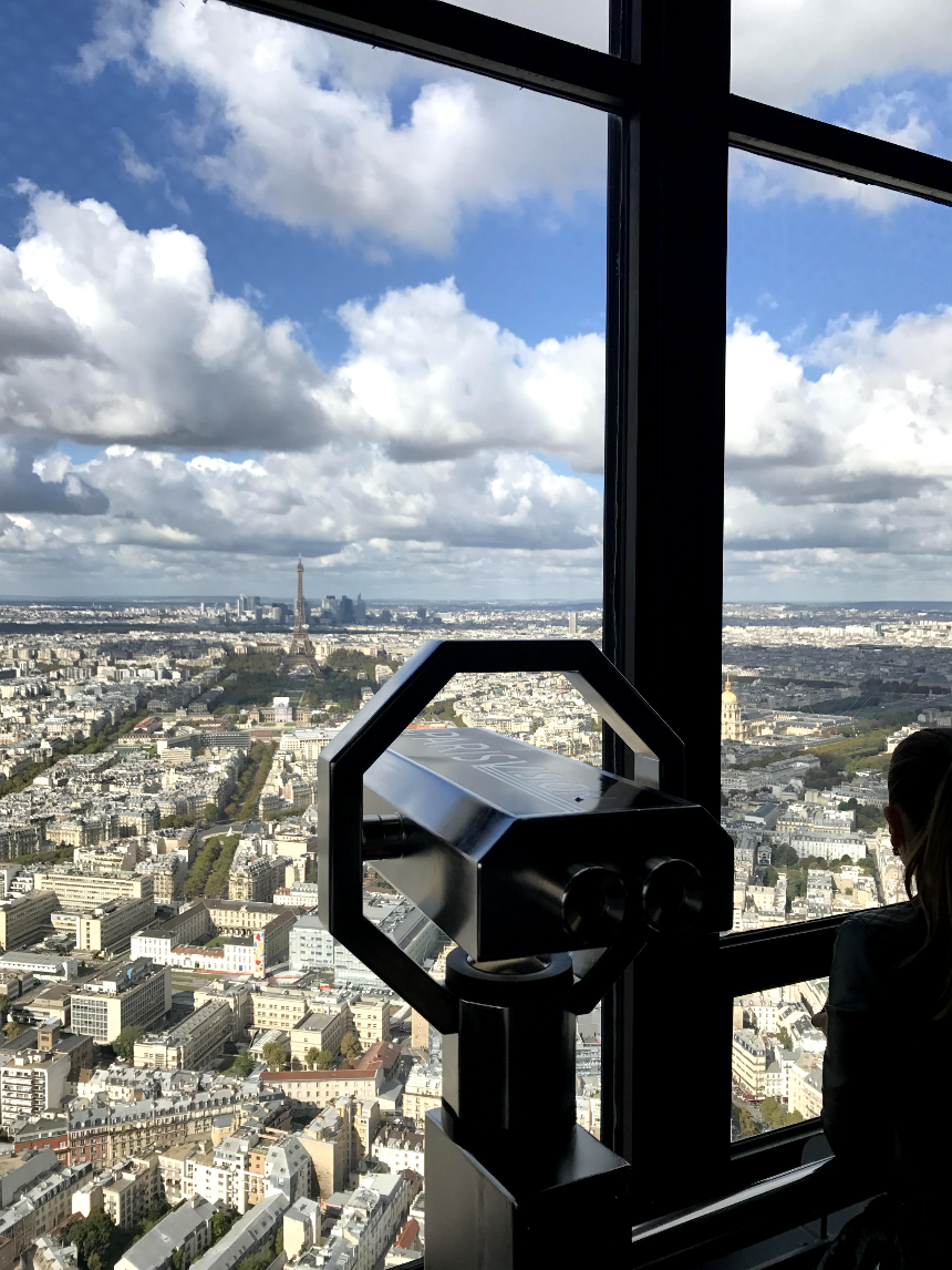 몽파르나스타워 꼭대기에서 파리시내 조망