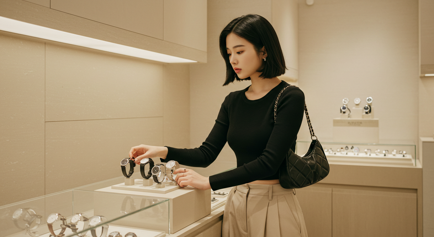 까르띠에 산토스 라인 비교 & 중고 구매