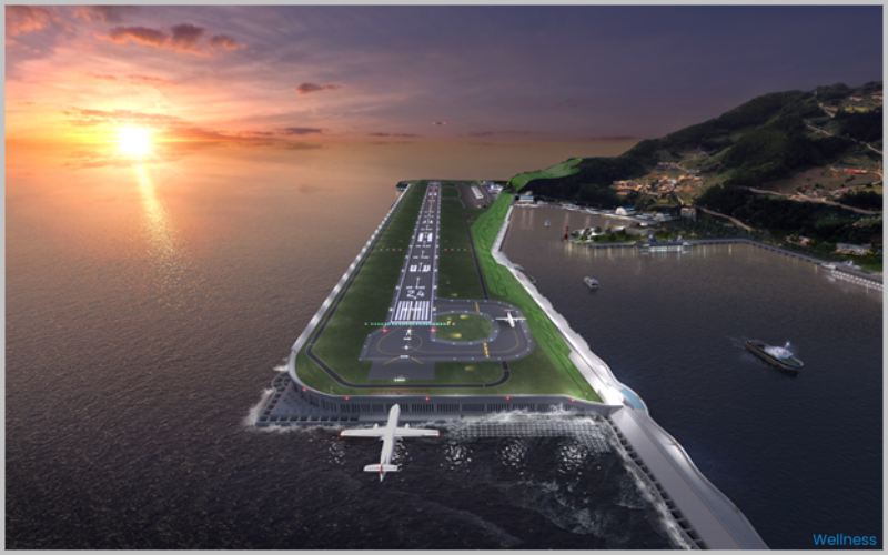 울릉도 공항 조감도