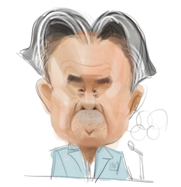 이기흥 캐리커쳐