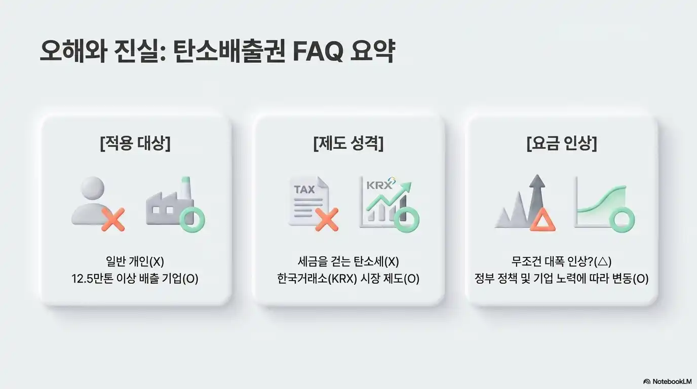 탄소배출권 거래제도 오해와 진실