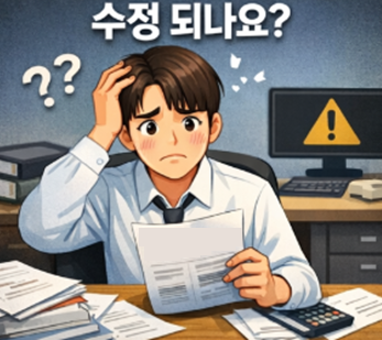 연말정산 어떻게 수정할까?