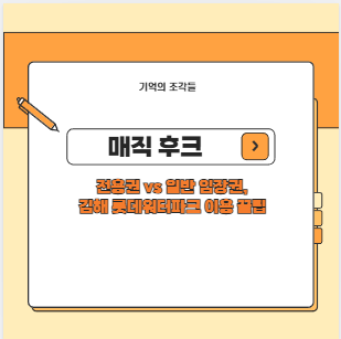 매직 후크 전용권 vs 일반 입장권, 김해 롯데워터파크 이용 꿀팁