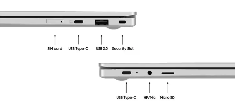 갤럭시 북3 Go 5G에 적용된 포트