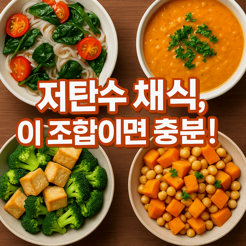 저탄수 채식, 이 조합이면 충분!