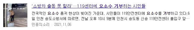 요소수 대란