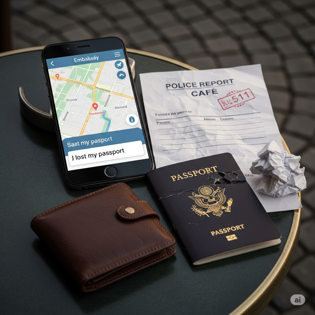 해외여행 여권지갑