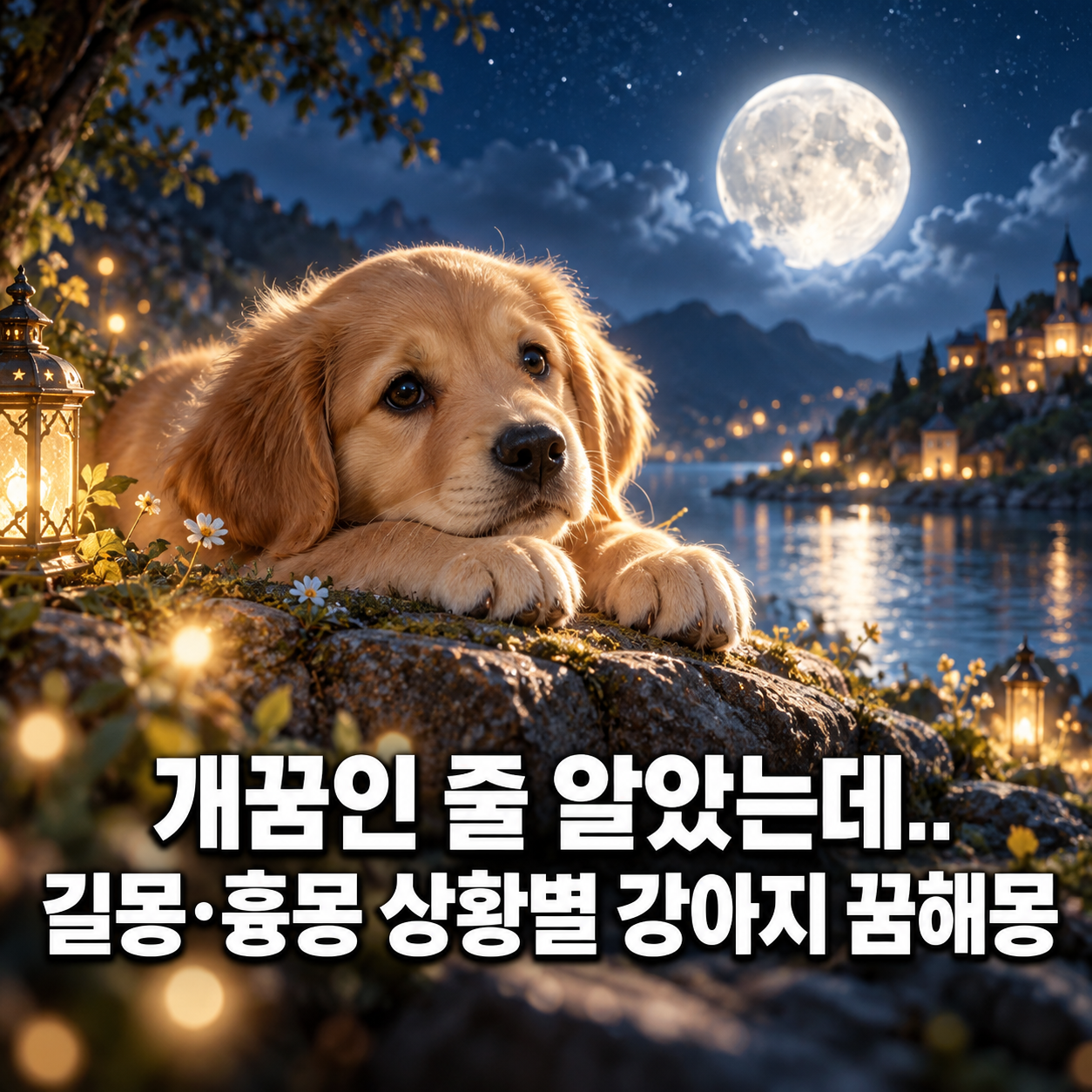 "개꿈인 줄 알았는데.." 길몽·흉몽 상황별 강아지 꿈해몽