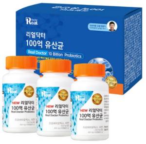 리얼닥터 100억 유산균&#44; 30캡슐&#44; 12g&#44; 3개