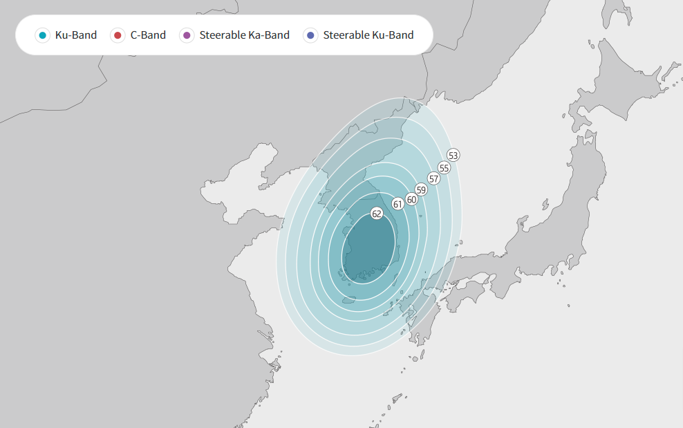 무궁화 6호 커버리지