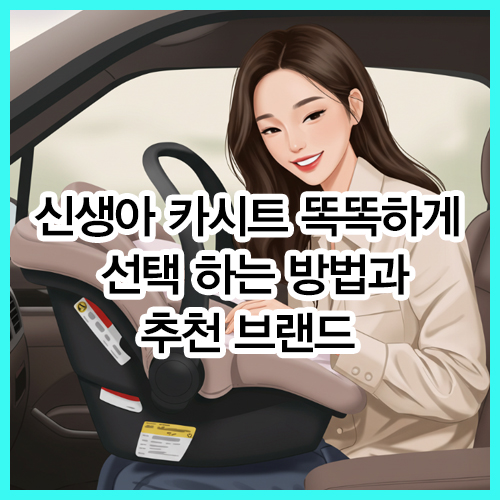 신생아 카시트 똑똑하게 선택 하는 방법과 추천 브랜드