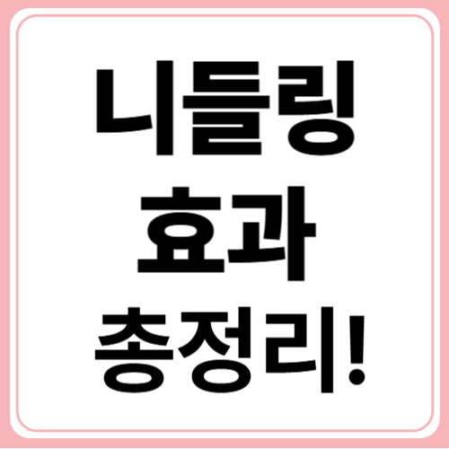 마이크로 니들링! 진짜 효과 있을까? 마이크로 니들링 효과 기간! 사용 후 변화까지 공개!