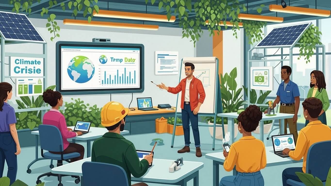 기후 위기 시대, 교육·재교육·직업 훈련 시스템의 구조적 전환 관련 사진