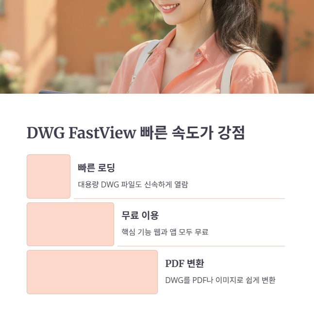 DWG FastView 웹 및 모바일 활용 팁
