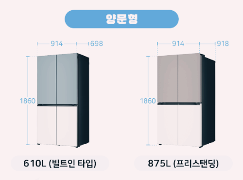 냉장고 설치 여유 공간