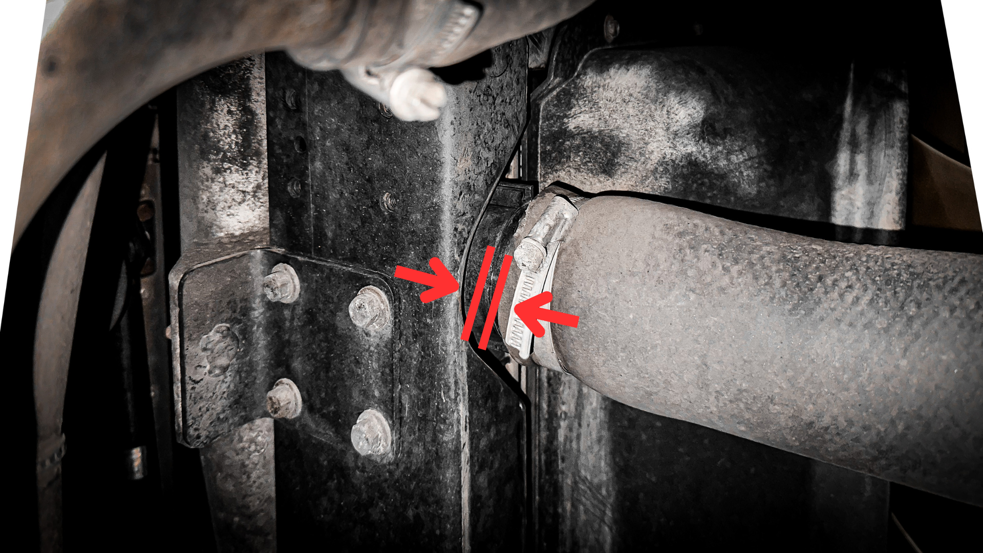 라바 호스가 수축되다.