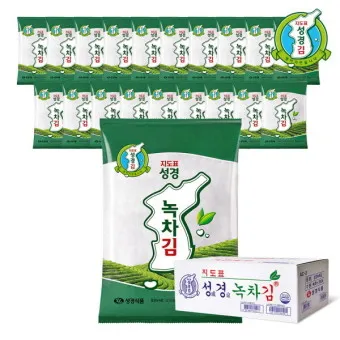 지도표 성경김 녹차김 선물세트 도시락김 맛 내돈내산 리뷰_9