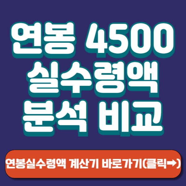 연봉 4500 실수령액 썸네일