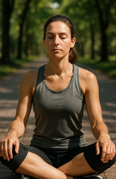 집중 훈련중인 러너