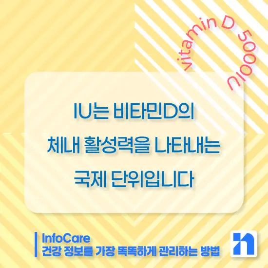 비타민D 1000IU vs 2000IU vs 5000IU 복용량