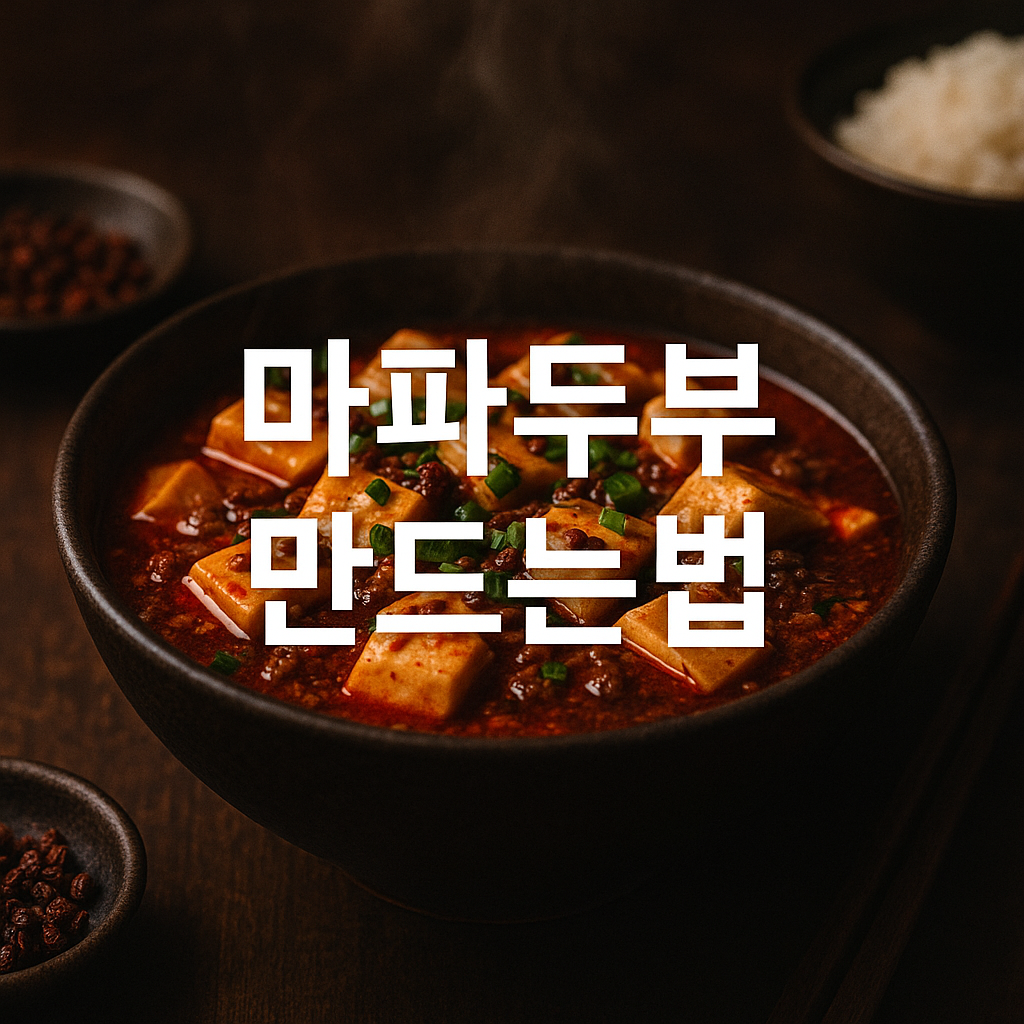 마파두부 만드는법