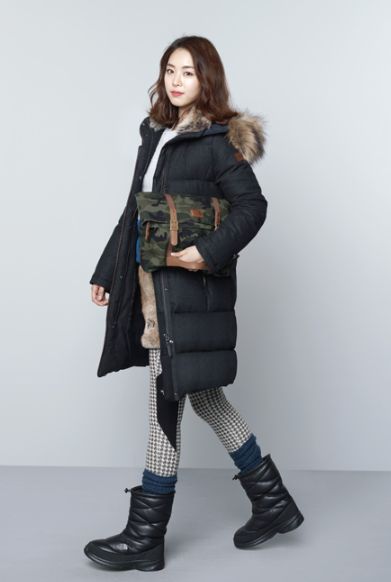 노스페이스 패딩부츠 이연희