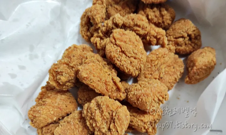 에어프라이어 치킨 데우기