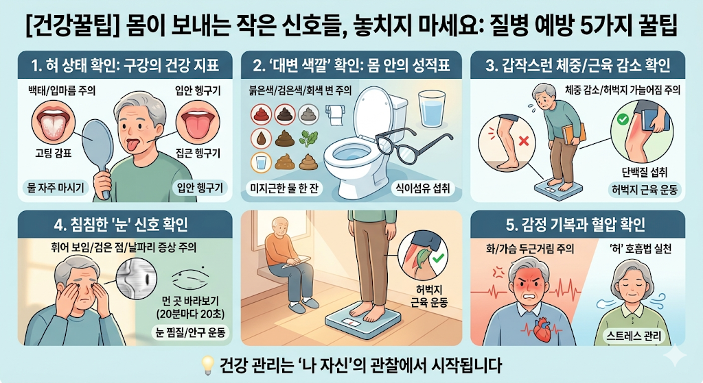 몸이 보내는 작은 신호들의 그림