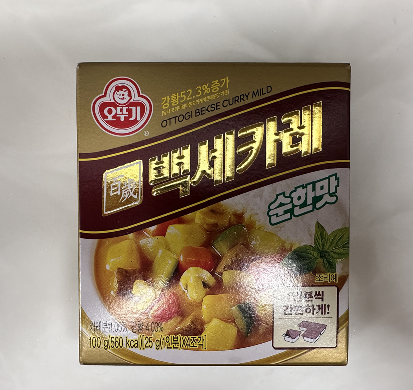 오뚜기 백세카레 순한맛