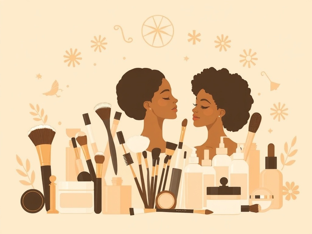 다문화 미용 트렌드: 글로벌 뷰티 스킬 배우기 관련 사진