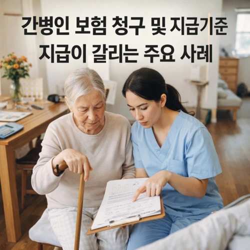 간병인 보험 청구 및 지급기준 썸네일