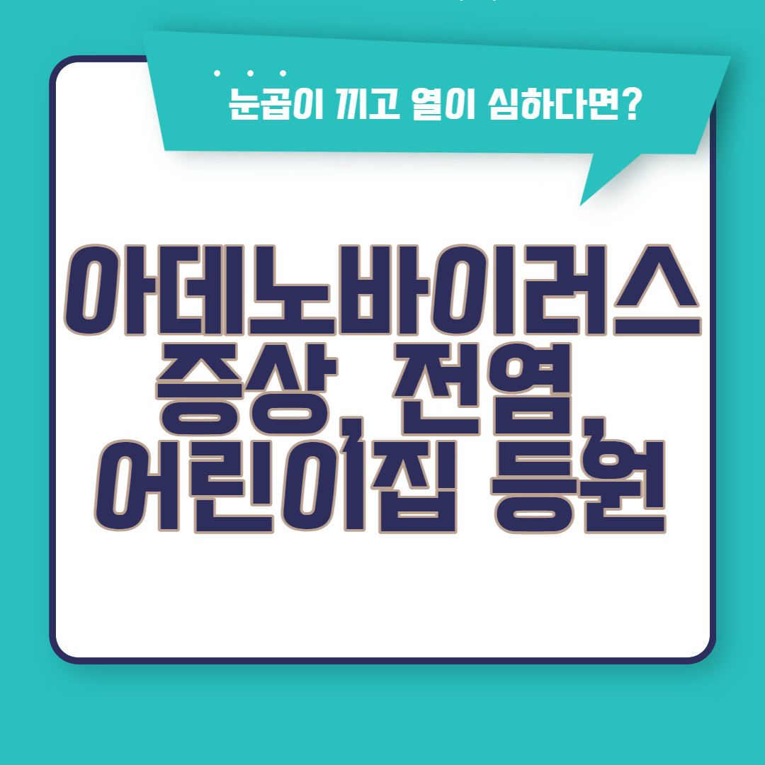 아데노바이러스 증상