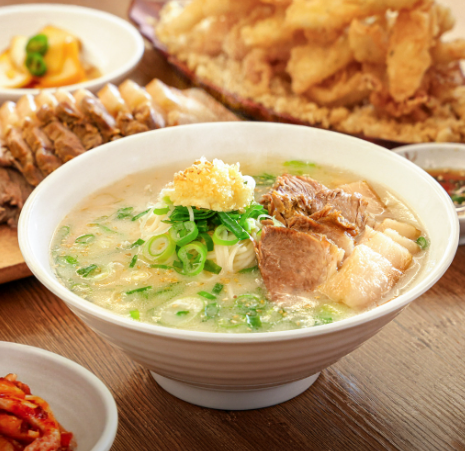 고기국수와 수육