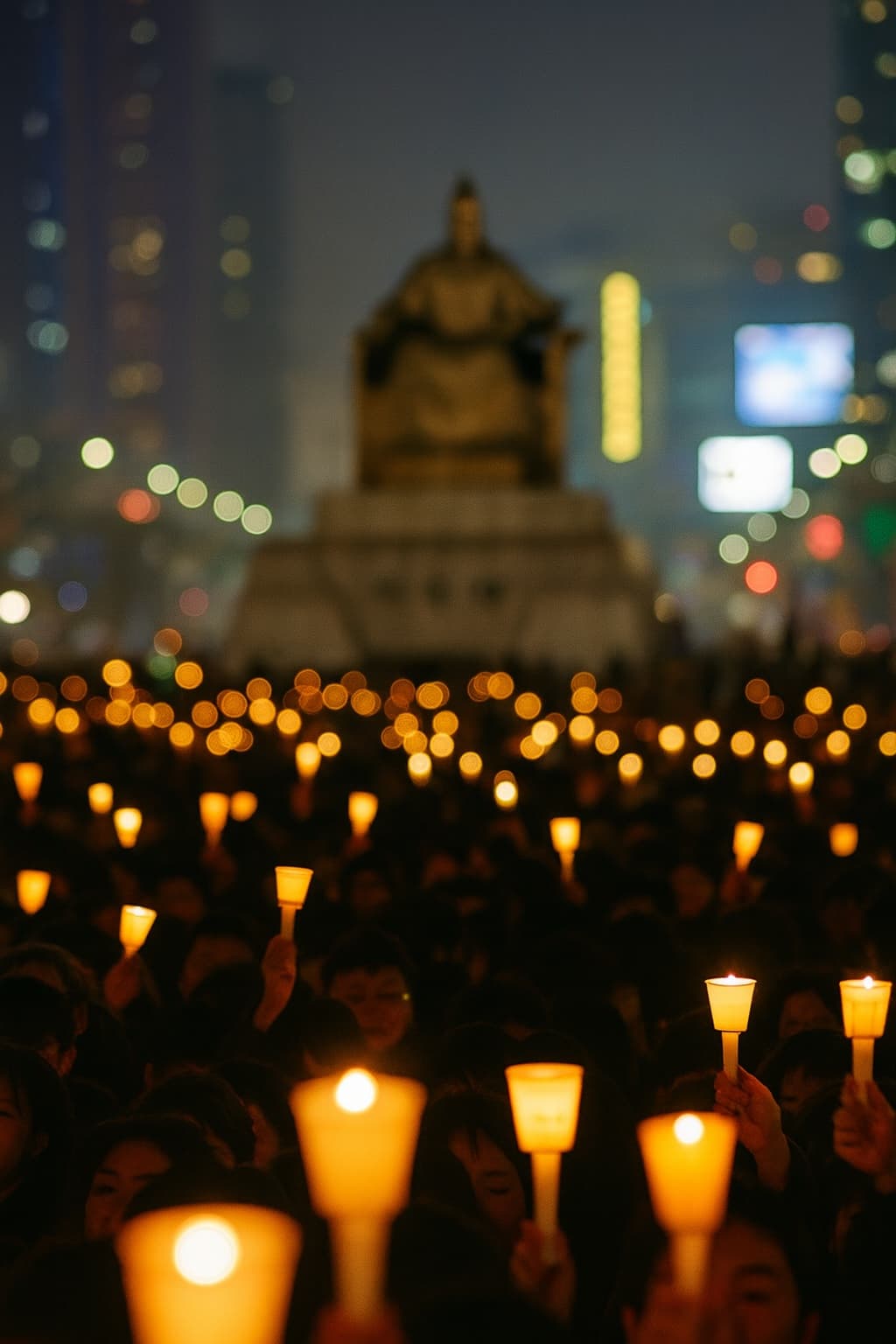 광화문 광장 촛불 광장 한국 민주주의 힘