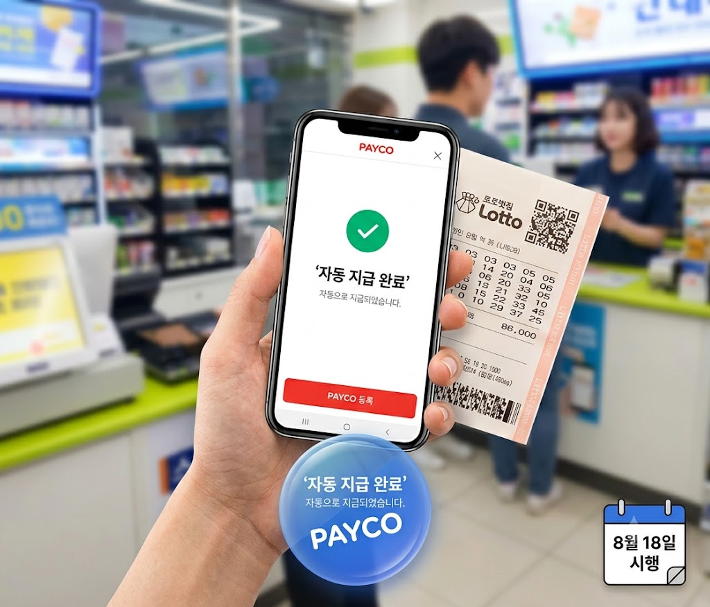 로또 당첨금 자동지급