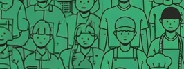 푸드&amp;#44; 뷰티&amp;#44; 패션 등 다양한 업종의 소상공인들이 모여 있는 일러스트로&amp;#44; 혁신적인 변화를 꿈꾸는 생활밀착형 소상공인들의 연대를 상징합니다.