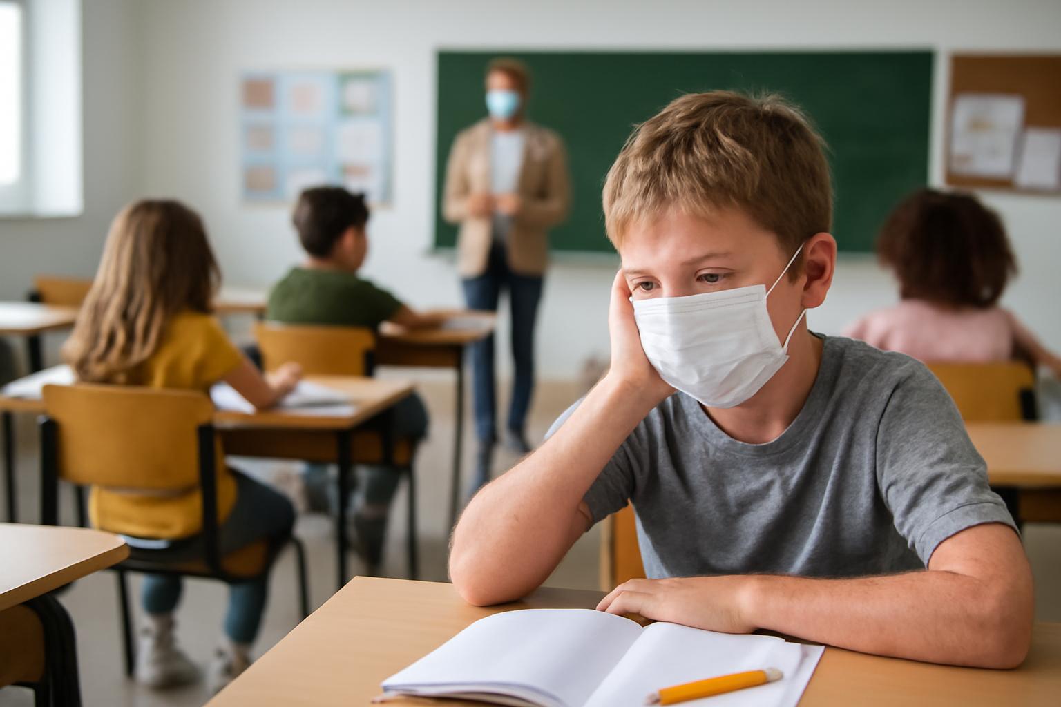 성홍열 전염 학교