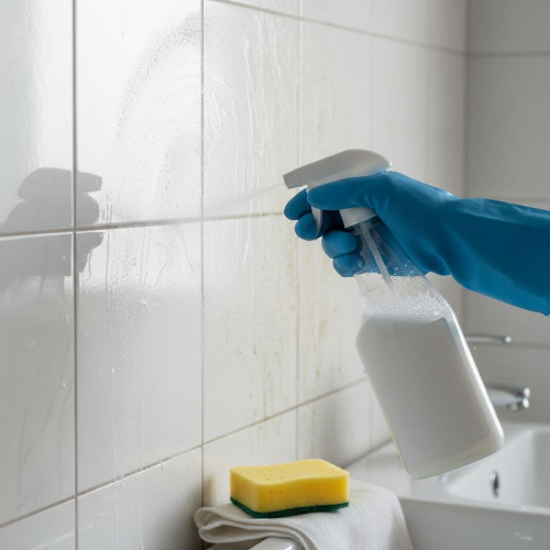 주방 타일 벽면 기름때, 얼룩 없이 손쉽게 닦는 비결