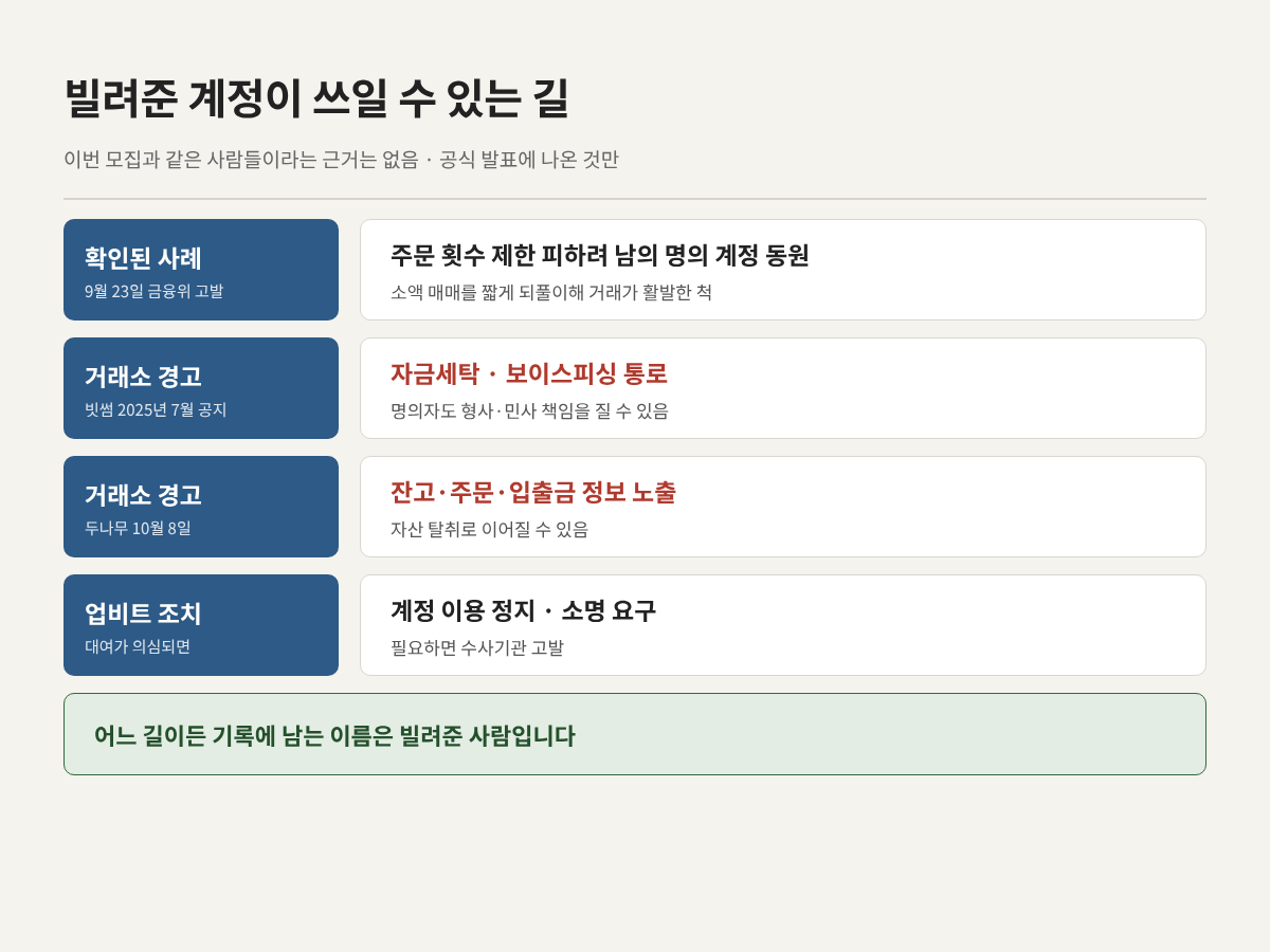 빌려준 코인 계정이 쓰일 수 있는 길