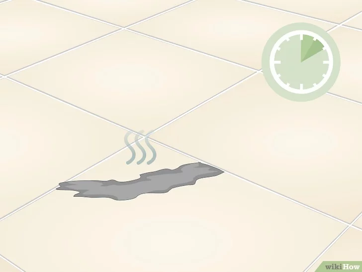 깨진 타일 수리