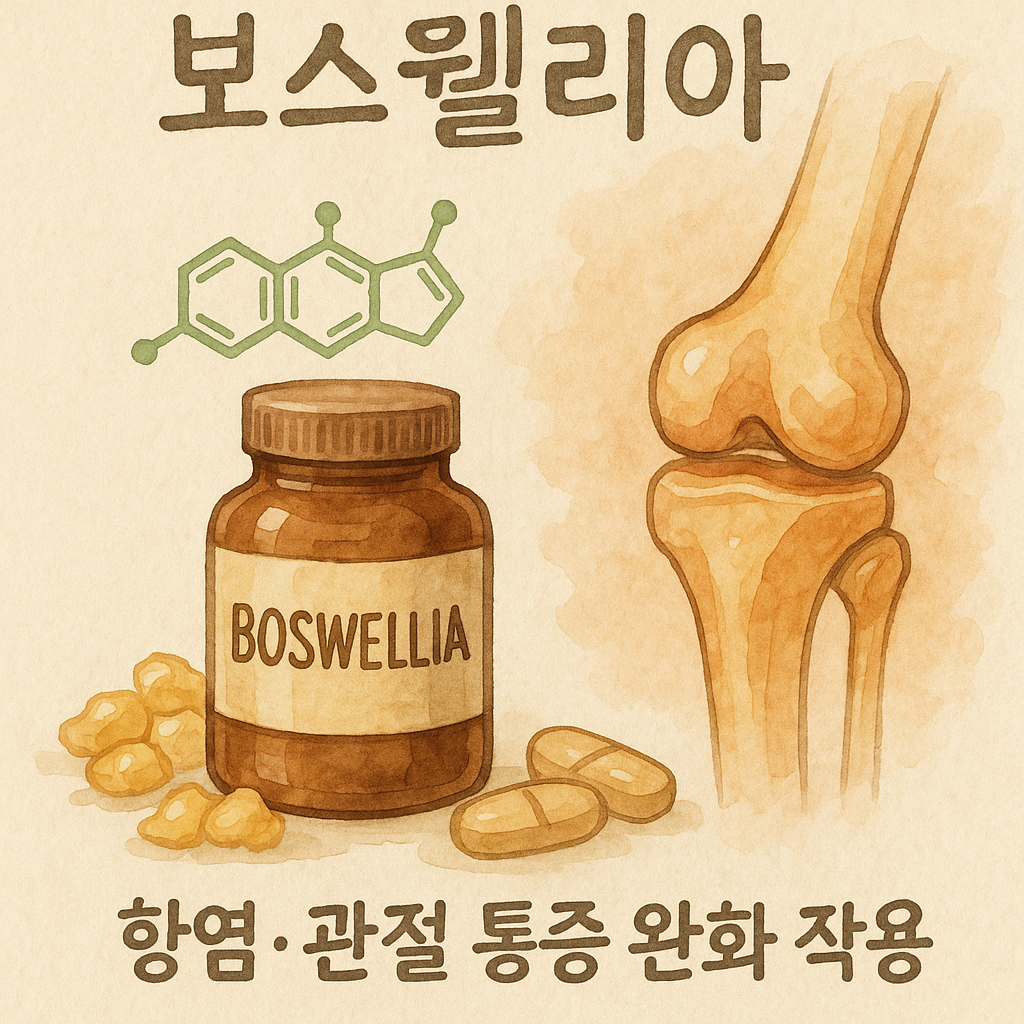 보스웰리아가 관절 염증을 완화하고 통증을 줄여준다.