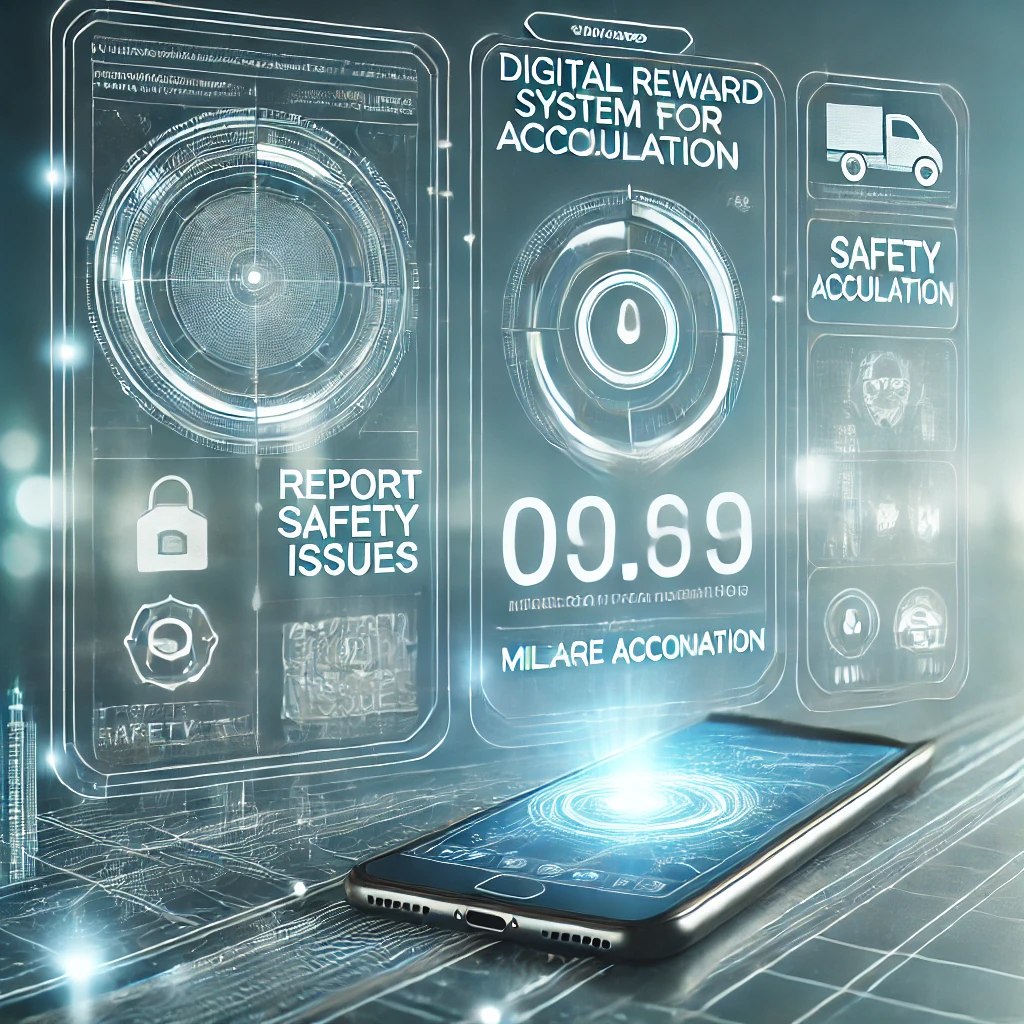 안전신문고 마일리지 적립 관련 그림